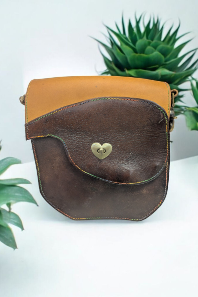 Skirt & Saddle flap Shoulder Bag